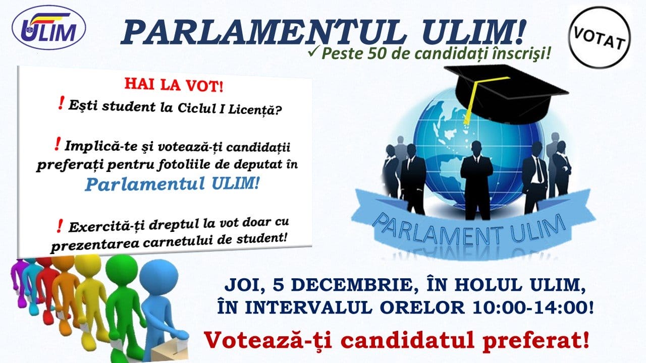 5 Decembrie- Ziua Alegerilor Parlamentare ULIM